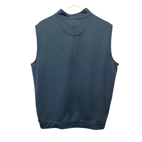 Peter Millar men’s blue quarter zip performance vest size Large - Picture 2 of 8